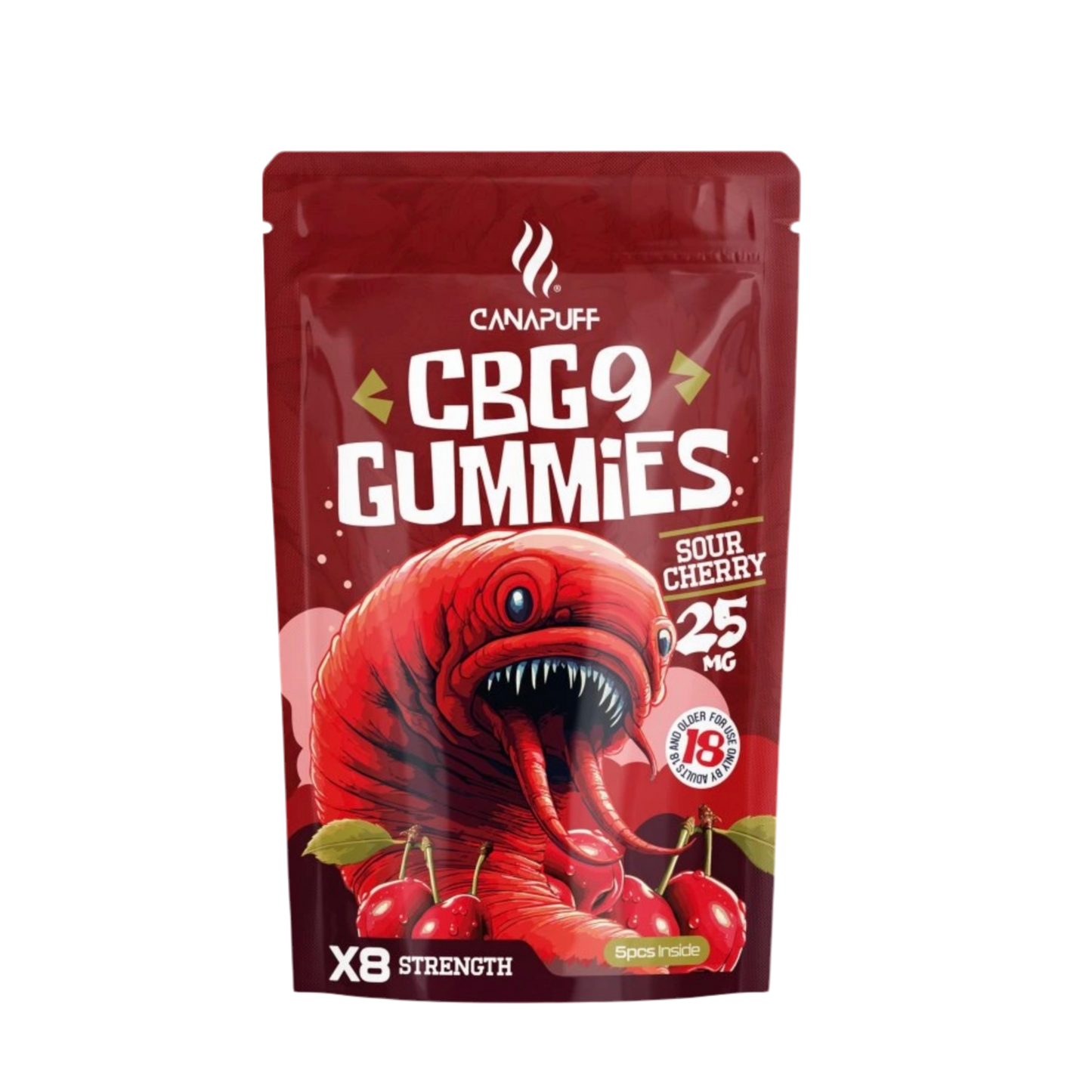 CBG9 Gummies Sour Cherry