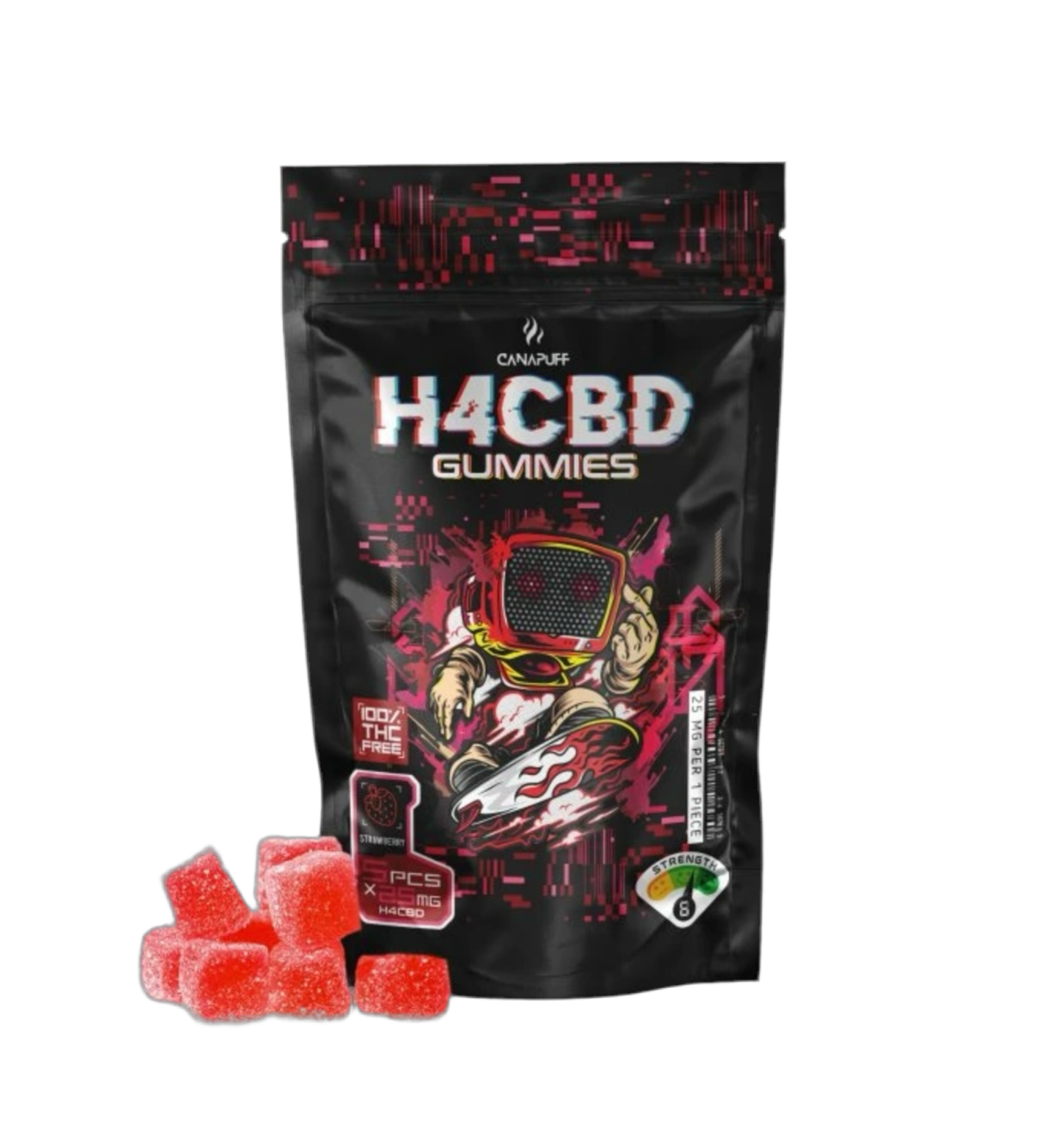 H4CBD Gummies Strawberry