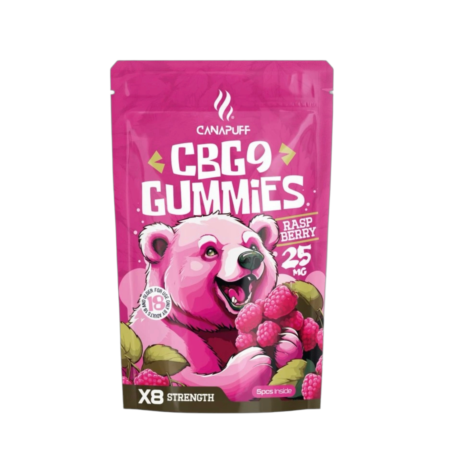 CBG9 Gummies Raspberry